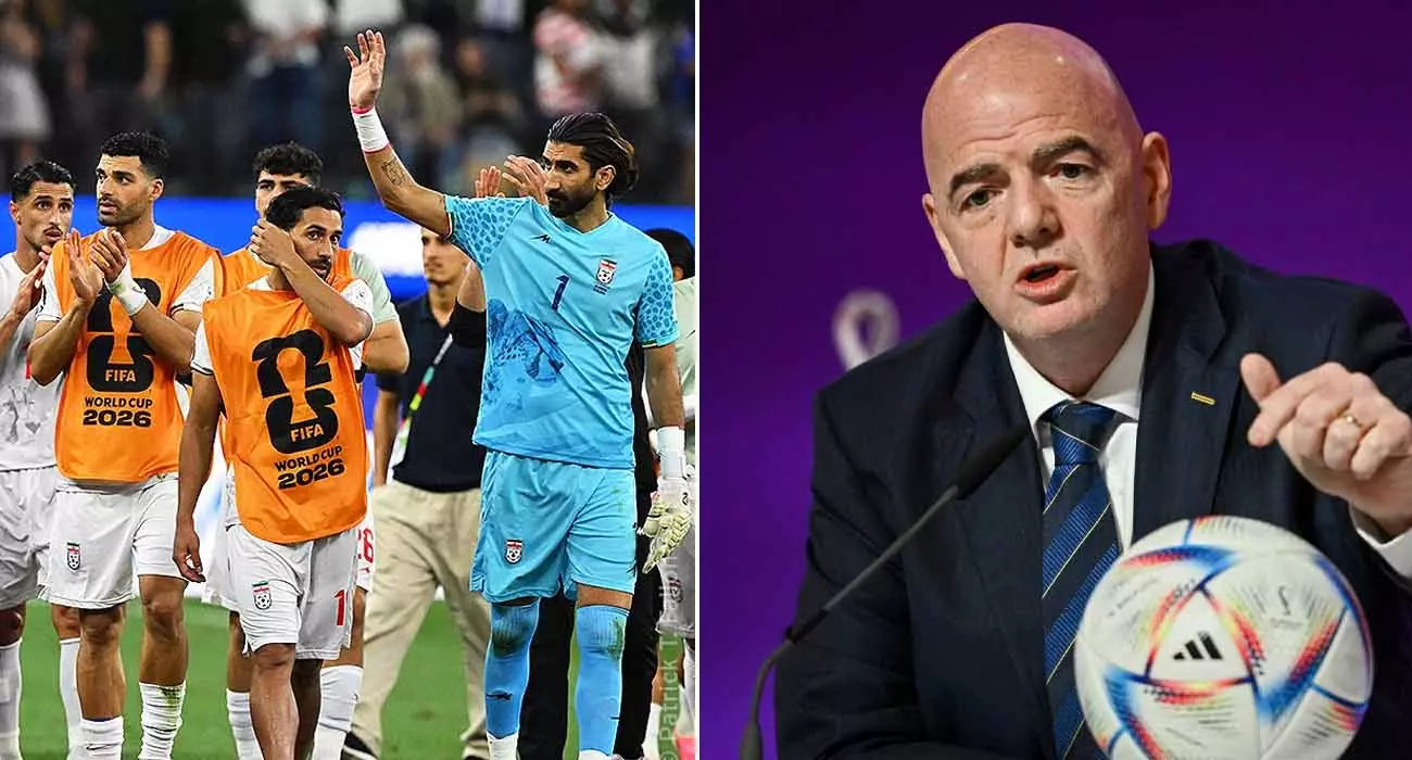 We are being hunted; Iran team expresses concern to FIFA president who arrived in the dressing room We are being hunted; Iran team expresses concern to FIFA president who arrived in the dressing room