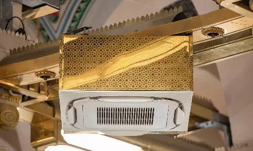 AC system installed in 99,000 sq m area of ​​Masjid-un-Nabawi