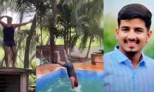 പാട്ടിനും ഡാൻസിനും പിന്നാലെ ആഴം കുറഞ്ഞ പൂളിലേക്ക് ഡൈവ്; തലയോട്ടി പിളര്‍ന്ന് യുവാവിന് ദാരുണാന്ത്യം, വീഡിയോ പുറത്ത്