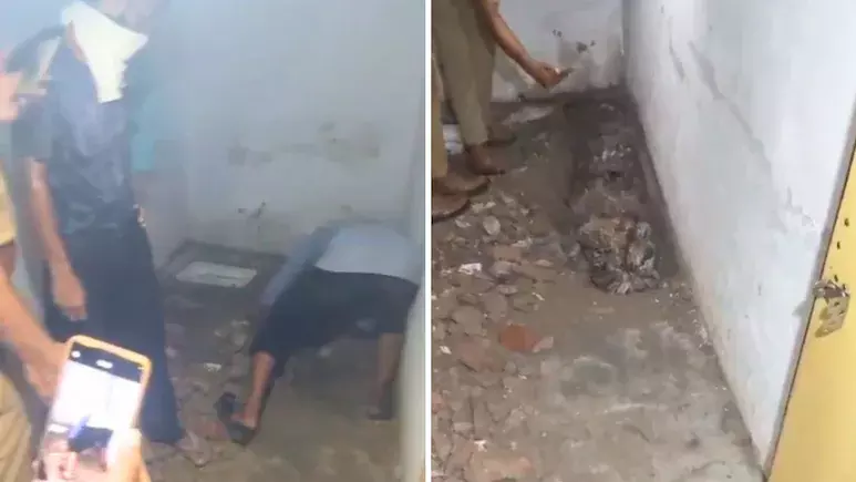 ആഗ്രയിൽ ഭര്ത്താവിനെ കൊന്ന് കുളിമുറിയിൽ കുഴിച്ചിട്ട് യുവതി; ശേഷം കാണാനില്ലെന്ന് കാട്ടി പൊലീസിൽ പരാതി ആഗ്രയിൽ ഭര്ത്താവിനെ കൊന്ന് കുളിമുറിയിൽ കുഴിച്ചിട്ട് യുവതി; ശേഷം കാണാനില്ലെന്ന് കാട്ടി പൊലീസിൽ പരാതി