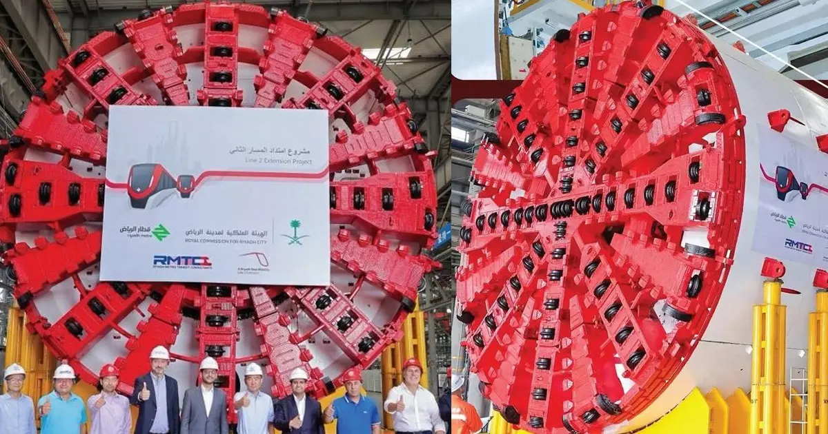 Tunnel Boring Machine Ready; 7.1 km Tunnel Section In Riyadh Metro Tunnel Boring Machine Ready; 7.1 km Tunnel Section In Riyadh Metro