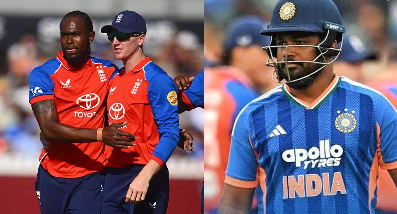 No chance for Sanju in the fourth T20 either; India off to a shaky start against England; Vaibhav and Ishan left out. No chance for Sanju in the fourth T20 either; India off to a shaky start against England; Vaibhav and Ishan left out.