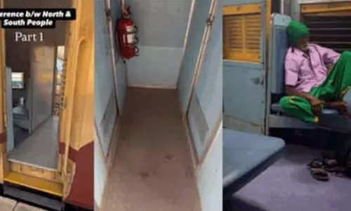 പ്രീമിയം ട്രെയിനുകളെ വെല്ലുന്ന ശുചിത്വം; പാസഞ്ചർ ട്രെയിനിലെ വൃത്തി കണ്ട് ആശ്ചര്യപ്പെട്ട് റെയിൽ വ്ലോഗർ പ്രീമിയം ട്രെയിനുകളെ വെല്ലുന്ന ശുചിത്വം; പാസഞ്ചർ ട്രെയിനിലെ വൃത്തി കണ്ട് ആശ്ചര്യപ്പെട്ട് റെയിൽ വ്ലോഗർ