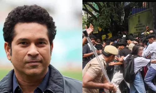 കഠിനാദ്ധ്വാനത്തിന് പ്രതിഫലം ലഭിക്കണം; വിദ്യാർത്ഥി   പ്രക്ഷോഭത്തെ പിന്തുണച്ച് സച്ചിൻ