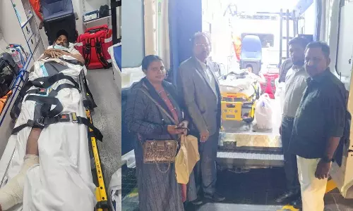 Seven years stuck in legal tangles in Saudi Arabia; Alvin Vijay finally returned on a stretcher...