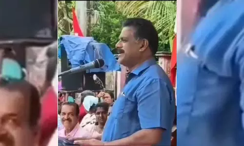 മലബാറിൽനിന്നുള്ളവർ തലസ്ഥാനത്തെത്തി തിന്നുകുടിച്ച് മുടിച്ച് മടങ്ങുന്നു; അധിക്ഷേപ പ്രസംഗവുമായി സിപിഎം ഏരിയാ സെക്രട്ടറി മലബാറിൽനിന്നുള്ളവർ തലസ്ഥാനത്തെത്തി തിന്നുകുടിച്ച് മുടിച്ച് മടങ്ങുന്നു; അധിക്ഷേപ പ്രസംഗവുമായി സിപിഎം ഏരിയാ സെക്രട്ടറി