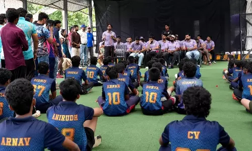 കൊല്ലങ്കോട് ഗ്രിറ്റ് സ്പോർട്സ് ഹബ്ബ് സന്ദർശിച്ച് ആലപ്പി റിപ്പിൾസ് കൊല്ലങ്കോട് ഗ്രിറ്റ് സ്പോർട്സ് ഹബ്ബ് സന്ദർശിച്ച് ആലപ്പി റിപ്പിൾസ്