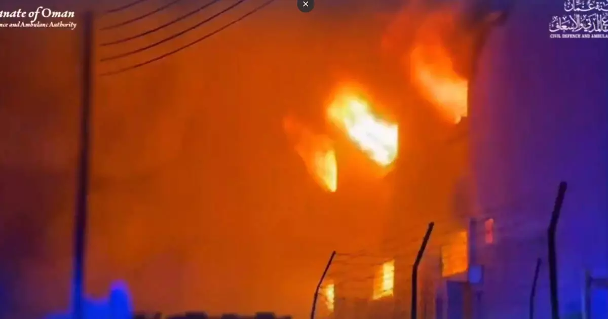 Fire breaks out at warehouse in Muscat Muttrah Fire breaks out at warehouse in Muscat Muttrah