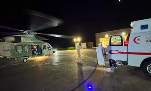 Six injured in two vehicle collision in Reem, Oman
