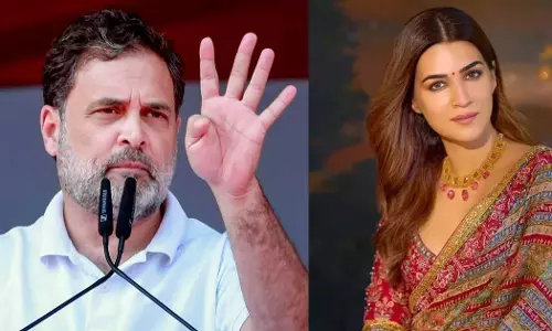 വസ്ത്രധാരണത്തിന്റെ പേരില്‍ കൃതി സനോനെതിരെ സൈബര്‍ ആക്രമണം; നടിയെ പിന്തുണച്ച് രാഹുല്‍ ഗാന്ധി
