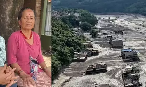 എനിക്ക് ഒറ്റയ്ക്ക് രക്ഷപ്പെടേണ്ട ; പ്രളയമുന്നറിയിപ്പിനിടയിലും ഭർത്താവിന് കാവലായി ഭാര്യ