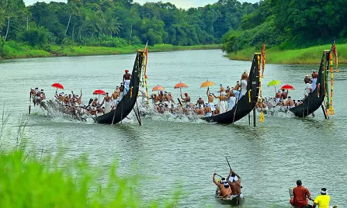 പമ്പാനദിയെ ഓളപ്പരപ്പാക്കി ആറന്മുള ഉത്രട്ടാതി ജലമേള ഇന്ന്
