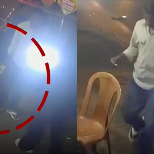 കടയുടെ മുന്നില് കിടന്ന നായയെ ചവിട്ടിയത് ചോദ്യം ചെയ്തു; വടിവാള് വീശി യുവാവിന്റെ പരാക്രമം