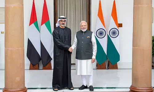 Crown Prince of Abu Dhabi, Prime Minister of India discuss enhancing bilateral relations