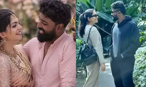 അഹാന കൃഷ്ണ വിവാഹിതയായോ? നിമിഷ് രവിയുമൊത്തുള്ള ചടങ്ങുകൾ കോവളത്തെന്ന് റിപ്പോർട്ട്; ആകാംക്ഷയോടെ ആരാധകർ! അഹാന കൃഷ്ണ വിവാഹിതയായോ? നിമിഷ് രവിയുമൊത്തുള്ള ചടങ്ങുകൾ കോവളത്തെന്ന് റിപ്പോർട്ട്; ആകാംക്ഷയോടെ ആരാധകർ!