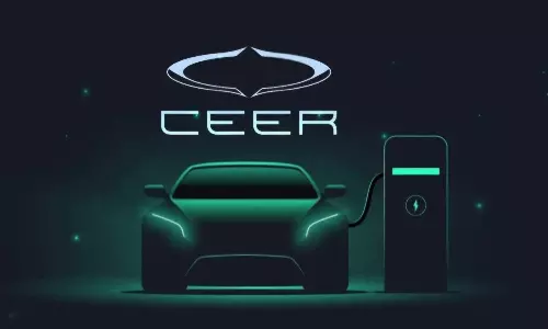 Saudi Arabias first electric car; global launch of Ceer EVs on the 21st of this month. Saudi Arabias first electric car; global launch of Ceer EVs on the 21st of this month.