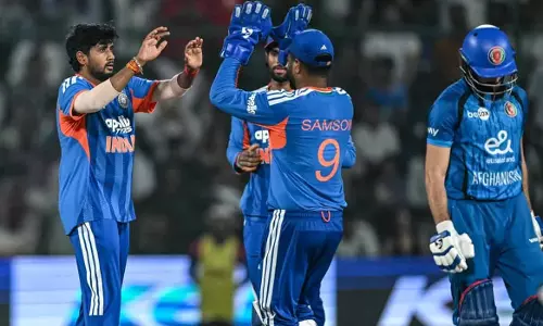 Afghanistan finish at 94; India sweep T20 series with a resounding victory (3-0). Afghanistan finish at 94; India sweep T20 series with a resounding victory (3-0).