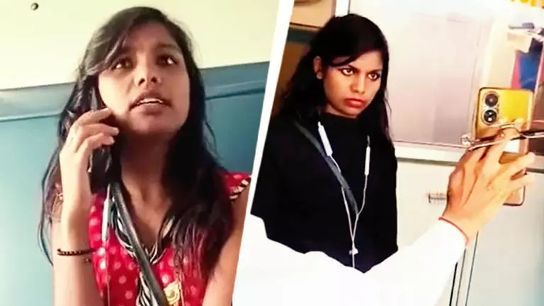 ടിക്കറ്റില്ലാതെ ട്രെയിൻ യാത്ര; ചോദ്യം ചെയ്ത ടിടിഇയെ ഭീഷണിപ്പെടുത്താൻ സ്വന്തം വസ്ത്രം വലിച്ചുകീറി യുവതി ടിക്കറ്റില്ലാതെ ട്രെയിൻ യാത്ര; ചോദ്യം ചെയ്ത ടിടിഇയെ ഭീഷണിപ്പെടുത്താൻ സ്വന്തം വസ്ത്രം വലിച്ചുകീറി യുവതി