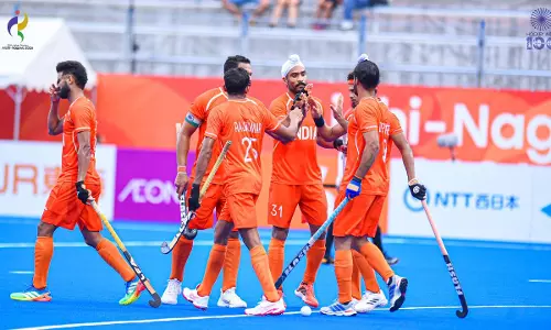 Asian Games: Mens and womens hockey teams secure resounding victories. Asian Games: Mens and womens hockey teams secure resounding victories.