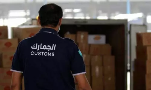 Major Customs haul in Saudi Arabia; over a thousand prohibited items seized, including those belonging to Indians. Major Customs haul in Saudi Arabia; over a thousand prohibited items seized, including those belonging to Indians.
