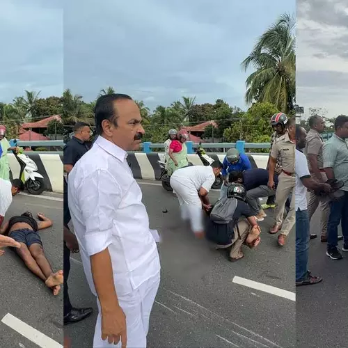 ഞാൻ പൊയ്ക്കൊള്ളാം, നിങ്ങൾ ആശുപത്രിയിലാക്ക്; അപകടത്തിൽപ്പെട്ട യുവാവിനെ പൈലറ്റ് വാഹനത്തിൽ ആശുപത്രിയിലേക്കയച്ച് മുഖ്യമന്ത്രി