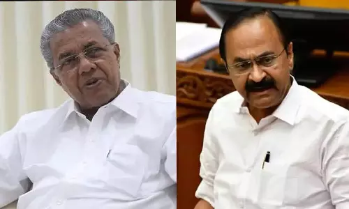 സംഘ്പരിവാർ അജണ്ട നടപ്പാക്കാൻ വ്യഗ്രത; ലേബർ കോഡിൽ മുഖ്യമന്ത്രിക്കെതിരെ പിണറായി സംഘ്പരിവാർ അജണ്ട നടപ്പാക്കാൻ വ്യഗ്രത; ലേബർ കോഡിൽ മുഖ്യമന്ത്രിക്കെതിരെ പിണറായി
