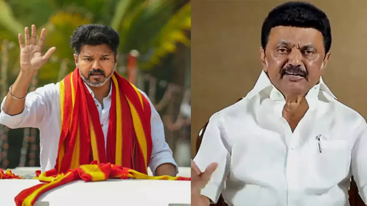 സ്റ്റാലിൻ സാർ, ഇനിയെങ്കിലും വാ തുറക്കൂ; വീരമണി പോക്സോ കേസിൽ ഡിഎംകെയെ കടന്നാക്രമിച്ച് തമിഴ്നാട് മുഖ്യമന്ത്രി വിജയ്
