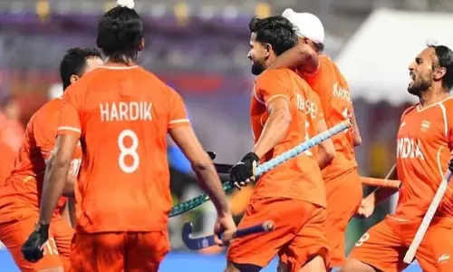 Last-minute goal; India secures thrilling win against Pakistan at Asian Games, enters final. Last-minute goal; India secures thrilling win against Pakistan at Asian Games, enters final.