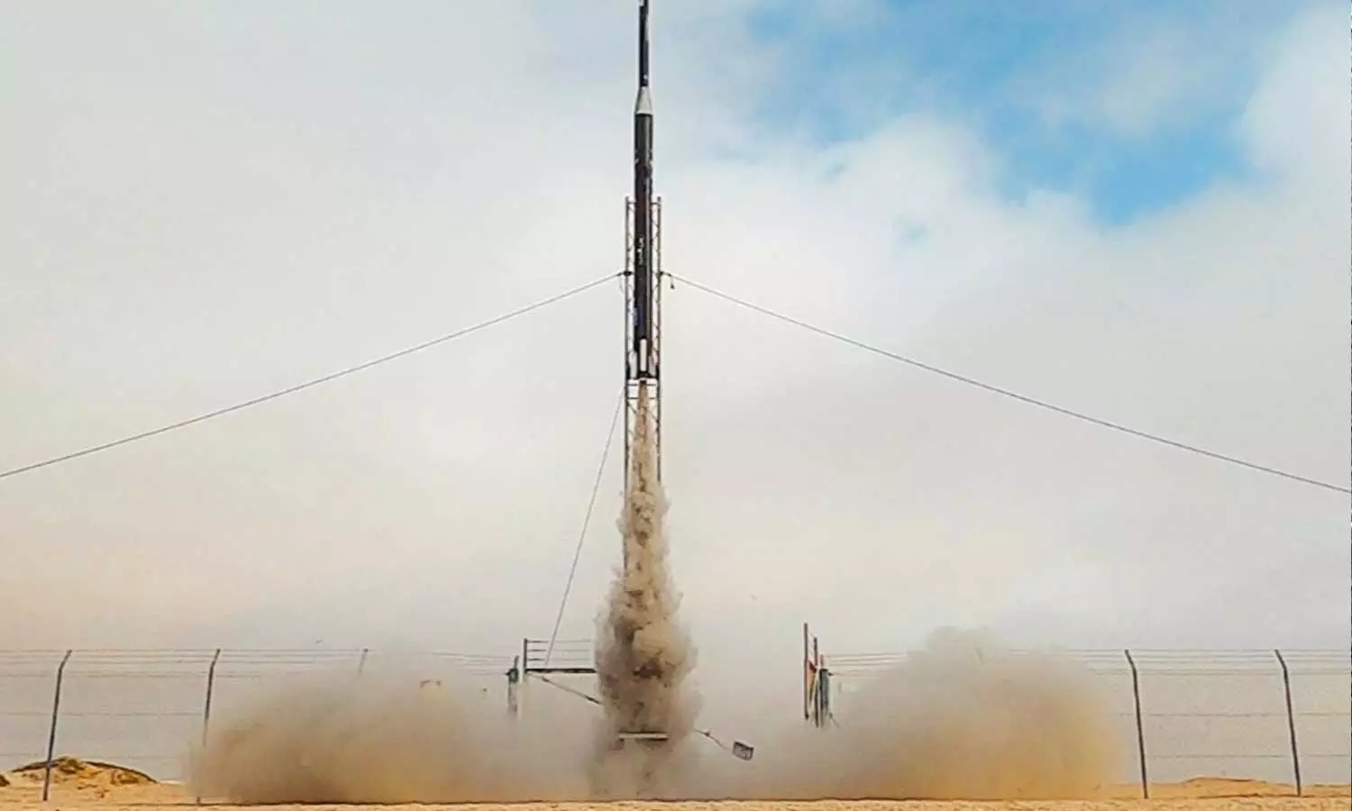 Second rocket launch in Oman successful; the test launch involved the Asad Dreamer rocket. Second rocket launch in Oman successful; the test launch involved the Asad Dreamer rocket.