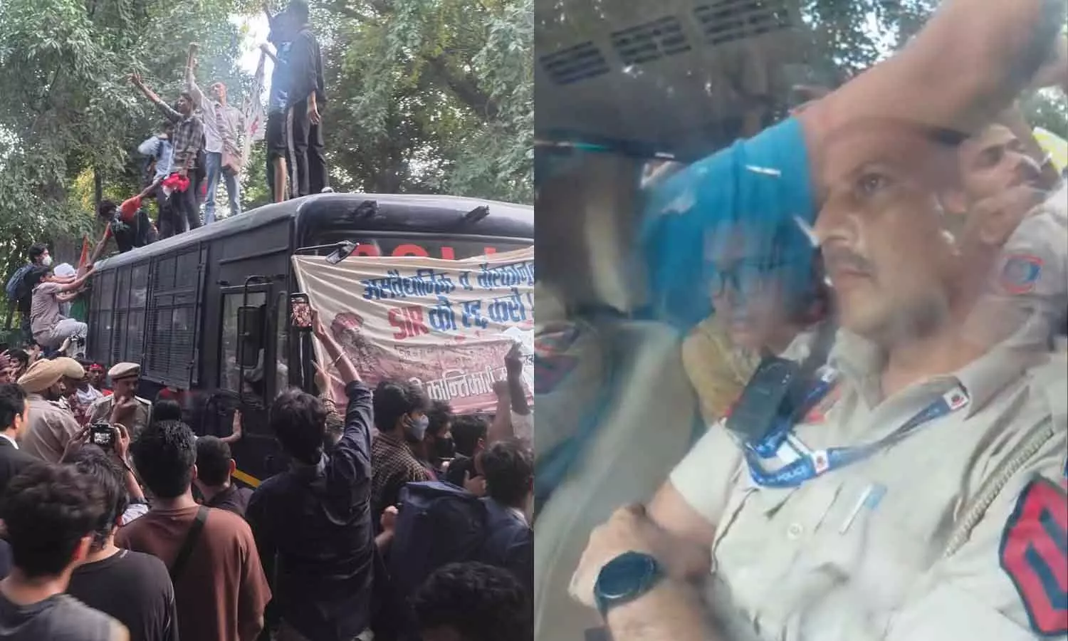 രാജ്യതലസ്ഥാനത്ത് ആഞ്ഞടിച്ച് ഐസയുടെ പ്രതിഷേധം; ദേശീയ പ്രസിഡന്റ് നേഹ ബോറ കസ്റ്റഡിയിൽ രാജ്യതലസ്ഥാനത്ത് ആഞ്ഞടിച്ച് ഐസയുടെ പ്രതിഷേധം; ദേശീയ പ്രസിഡന്റ് നേഹ ബോറ കസ്റ്റഡിയിൽ