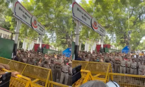 CJP protests against ACP Bhagat over sexual harrasment claims CJP protests against ACP Bhagat over sexual harrasment claims