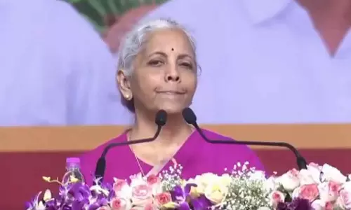 FM Sitharamans speech interruption Andhra Pradesh