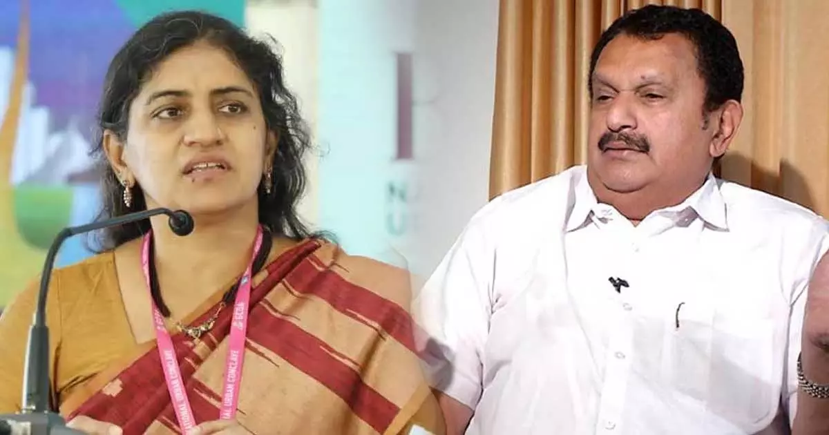 ആരോഗ്യവകുപ്പിൽ പ്രതിസന്ധി; ശർമിളയെ മാറ്റണമെന്ന് കെ. മുരളീധരൻ, പരാതി നൽകി