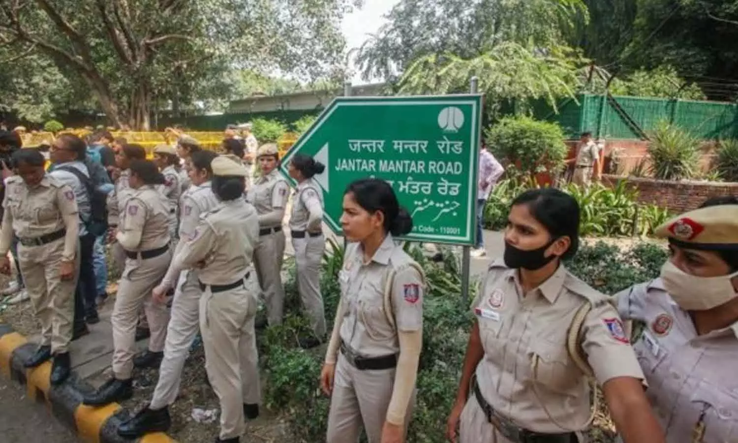 Delhi police plan to contain CJP protest Delhi police plan to contain CJP protest