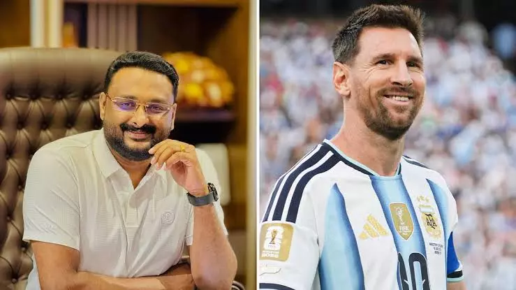 മെസ്സിയുടെ പേരിൽ തട്ടിപ്പ്; റിപ്പോർട്ടർ കമ്പനി പണം കൈമാറിയത് സ്ഥിരീകരിക്കാനുള്ള രേഖകൾ ഇല്ലെന്ന് കായികമന്ത്രി മെസ്സിയുടെ പേരിൽ തട്ടിപ്പ്; റിപ്പോർട്ടർ കമ്പനി പണം കൈമാറിയത് സ്ഥിരീകരിക്കാനുള്ള രേഖകൾ ഇല്ലെന്ന് കായികമന്ത്രി