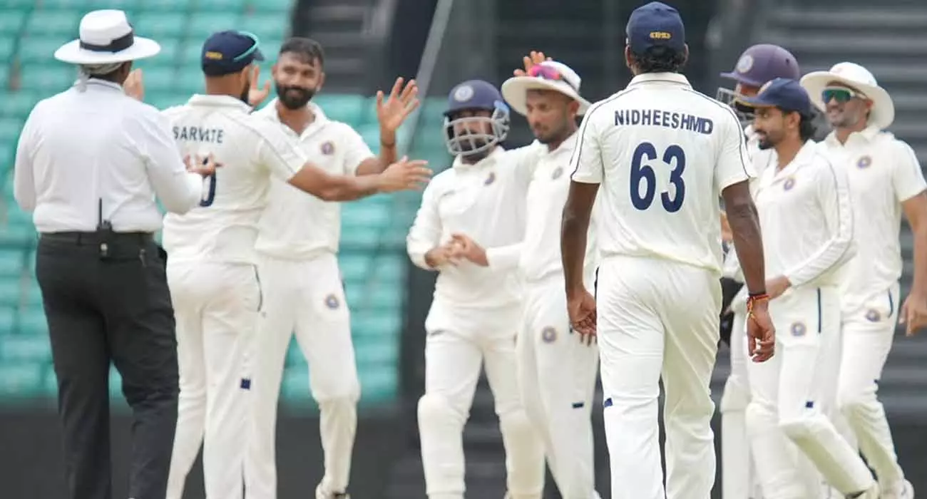Vaishakh Chandran takes four wickets; Odisha forced to follow on against Kerala in Ranji Trophy Vaishakh Chandran takes four wickets; Odisha forced to follow on against Kerala in Ranji Trophy