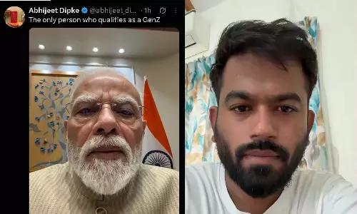ജെൻ സി ആവാൻ യോഗ്യതയുള്ള ഒരേയൊരാൾ മോദി; ഡൽഹി ഹൈക്കോടതി പരാമർശത്തെ പരിഹസിച്ച് അഭിജിത് ദീപ്കെ ജെൻ സി ആവാൻ യോഗ്യതയുള്ള ഒരേയൊരാൾ മോദി; ഡൽഹി ഹൈക്കോടതി പരാമർശത്തെ പരിഹസിച്ച് അഭിജിത് ദീപ്കെ