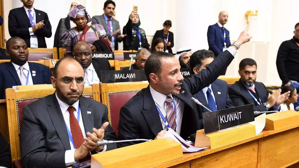 കുട്ടികളെ കൊന്നവരേ, ഇറങ്ങിപ്പോകൂ..! അന്താരാഷ്ട്ര വേദിയില്‍ ഇസ്രായേല്‍ പ്രതിനിധിക്ക് നേരെ കുവൈറ്റ് സ്പീക്കര്‍