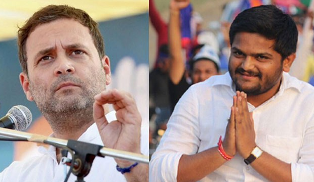 ഗുജറാത്തില്‍ ഹര്‍ദിക് പട്ടേലിന്‍റെ പിന്തുണ കോണ്‍ഗ്രസിന്