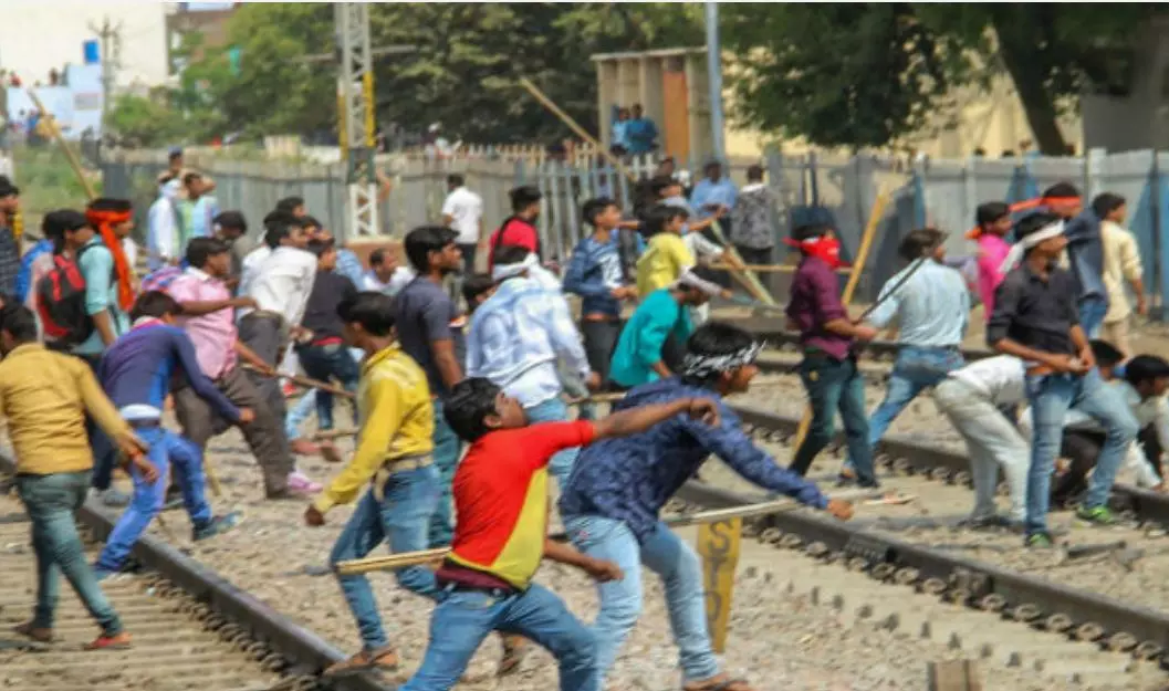 ദലിത് പ്രതിഷേധത്തിനിടെ ബിജെപി പ്രവര്‍ത്തകര്‍ നുഴഞ്ഞുകയറി അക്രമം നടത്തി