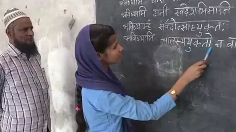 ഉറുദുവിനും അറബിക്കുമൊപ്പം സംസ്കൃതവും; ഈ മദ്രസയിലെ പഠനം ഇങ്ങനെയാണ്