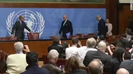 സ‌ിറിയന്‍ ആദ്യഘട്ട സമാധാനചര്‍ച്ച തീരുമാനമായില്ല