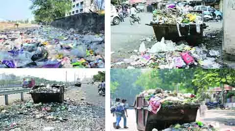 മഴ: കൊച്ചിയിലെ മാലിന്യ നീക്കം താറുമാറായി