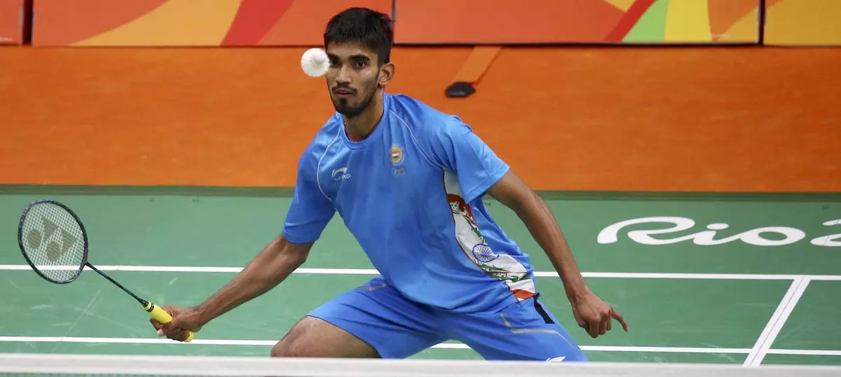 റിയോ ബാഡ്‍മിന്റണ്‍: ശ്രീകാന്ത് ക്വാര്‍ട്ടറില്‍