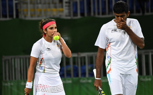 സാനിയ - ബൊപ്പണ്ണ  സഖ്യത്തിന് തോല്‍വി; ടെന്നീസിലും മെഡലില്ല