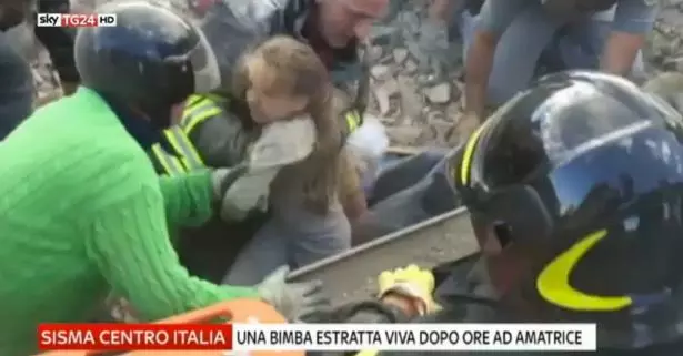 ഭൂകമ്പം: മണ്ണിനടിയില്‍ രണ്ടു ദിവസം, ഒടുവില്‍ രക്ഷകരുടെ കൈപിടിച്ച് 11 കാരി ജീവിതത്തിലേക്ക്