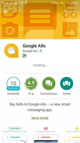 ഗൂഗിള് അല്ലോ പുറത്തിറങ്ങി ഗൂഗിള് അല്ലോ പുറത്തിറങ്ങി