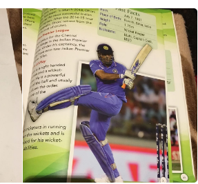 വീരുവിന്‍റെ മകന്‍ വരച്ച ധോണി