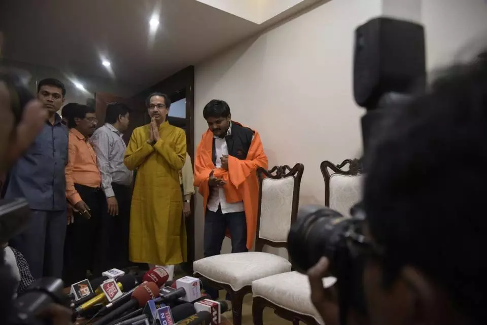 ഹര്‍ദിക് പട്ടേലുമായി തെരഞ്ഞെടുപ്പ് സഹരണത്തിന് ശിവസേന