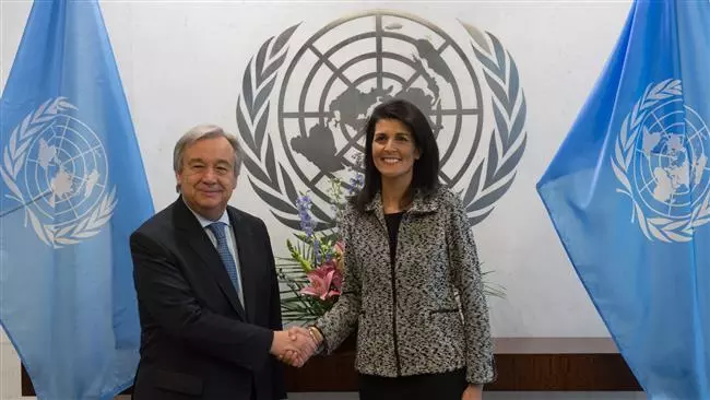 യുഎന്‍ ഇസ്രായേല്‍ വിരുദ്ധ സമീപനം നിര്‍ത്തിയില്ലെങ്കില്‍ കൌണ്‍സില്‍ വിടുമെന്ന ഭീഷണിയുമായി ട്രംപ് ഭരണകൂടം